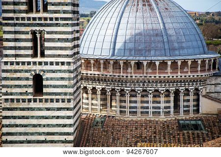 Siena Cathedral In Tuscany, Italy