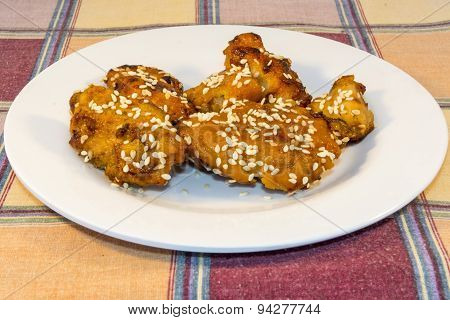 Baked Honey Sesame Chicken