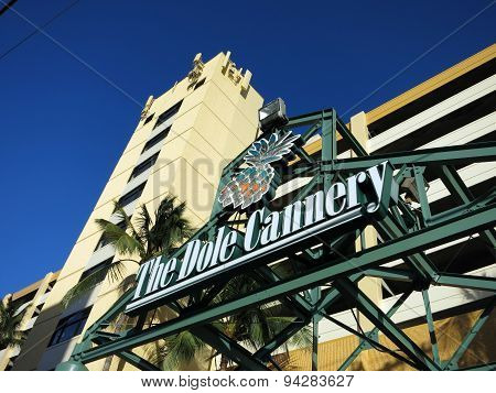 The Dole Cannery Sign