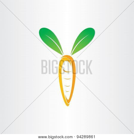 Carrot With Green Rabbit Ears