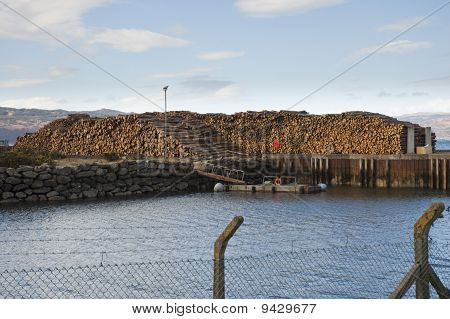 Pilha de madeira