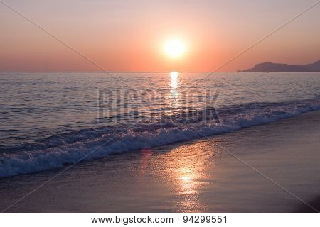 Sunset On The Beach