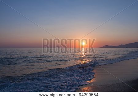 Sunset On The Beach