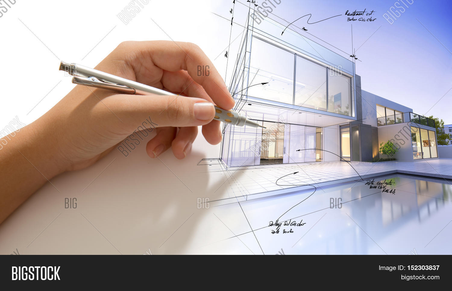 Hand Drafting Design Image & Photo (Free Trial) Bigstock
