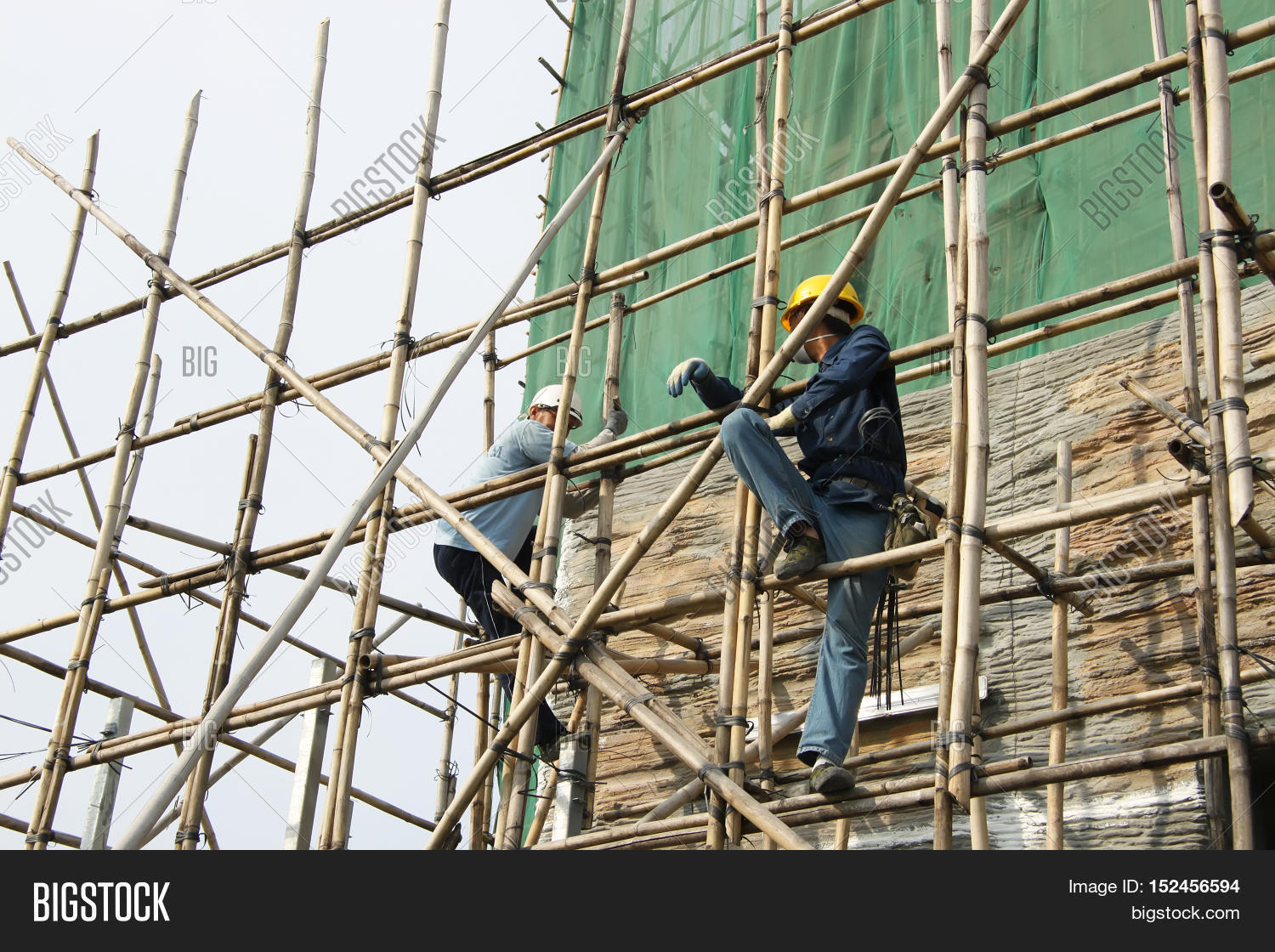 Bamboo Scaffolding Image & Photo (Free Trial) Bigstock