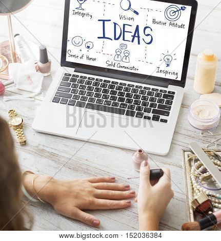 Ideas Vision Icon Illustrations Concept