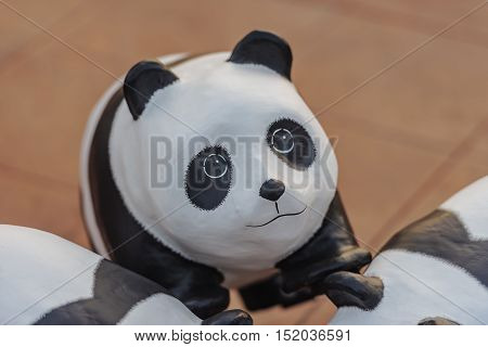 Pandas are made from recycled materials .