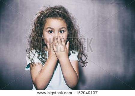 Surprised Five Years Girl