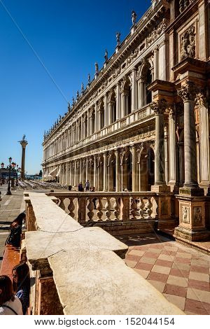 Venice Italy - August 13 2016: Venice Italy. St. Mark's Square