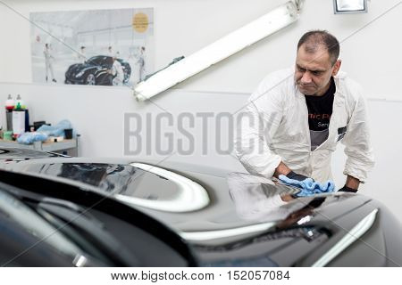 Polished Black Car
