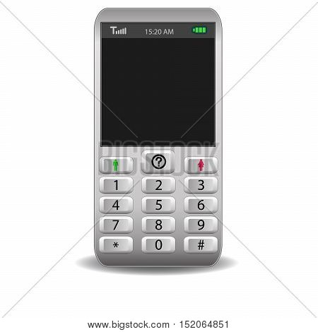 The mobile phones, original design vector illustration.