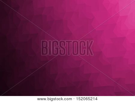triangles background with gradient shades of pink