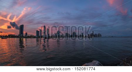 Sunset In Panama City, Panama