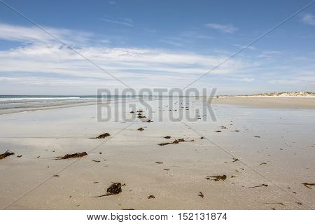 Sunny Beach In Brittany