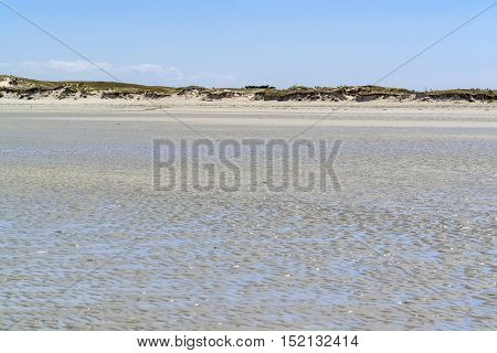 Sunny Beach In Brittany