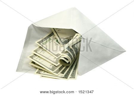Dollar In envelop