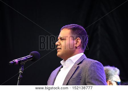 London UK. 16 October 2016. Rajesh Agarwal Deputy Mayor for Business attends official opening ceremony of Diwali festival
