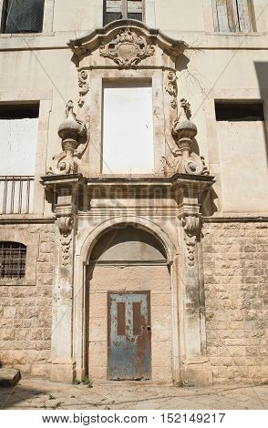 Ex dogana palace of Molfetta. Puglia. Italy.