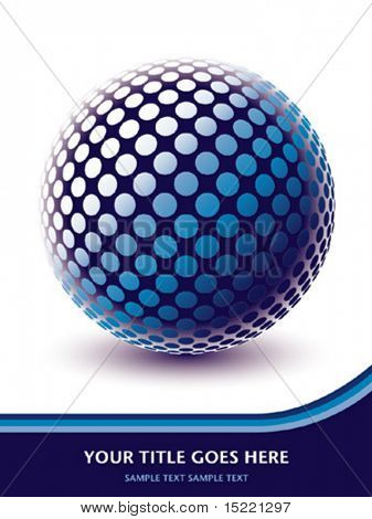Colorful digital globe design vector.