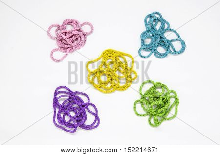 necklace accessory colorful isolead on white background