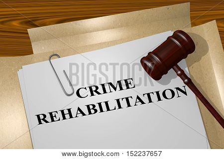 Crime Rehabilitation Concept