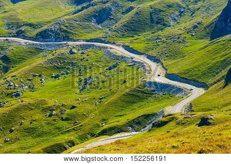 Landscape Of Transalpina Road In Parang Mountains, Romania