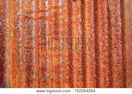 Rust metal steel panel wall texture background.