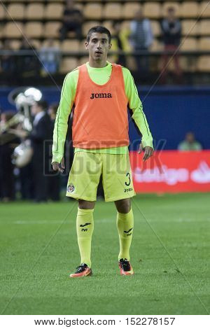 VILLARREAL, SPAIN - OCTOBER 16th: Jose Angel during La Liga soccer match between Villarreal CF and R.C. Celta de Vigo at El Madrigal Stadium on October 16, 2016 in Villarreal, Spain