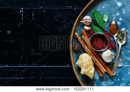 Brignt Spices And Herbs