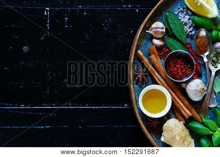 Brignt Spices And Herbs