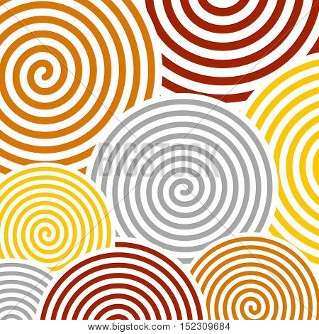 It is an abstract colourful bacrground with spiral elements
