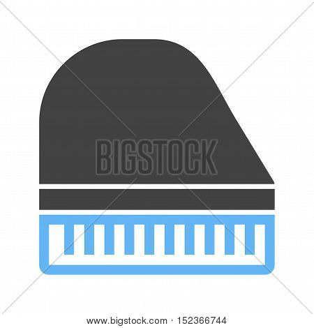 Piano, keys, music icon vector image.Can also be used for wild west. Suitable for mobile apps, web apps and print media.