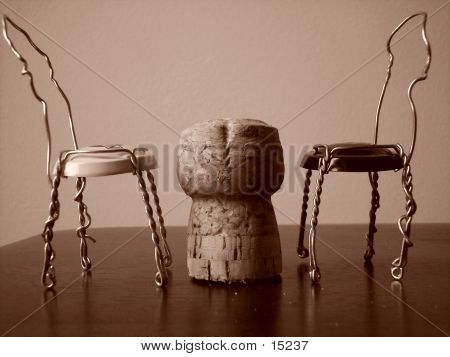 Tafel en stoelen