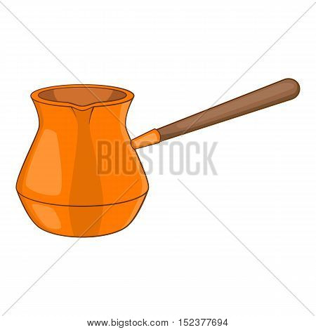 Cezve icon. Cartoon illustration of cezve vector icon for web design