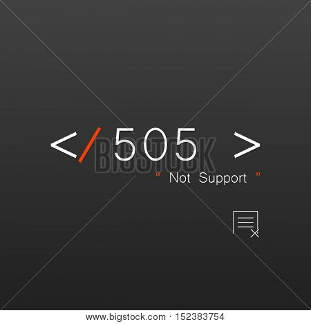 Vectors Abstract background 505 connection error internet