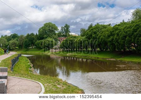 Walk on River Embankment 