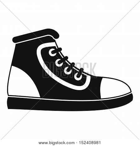 Athletic shoe icon. Simple illustration of athletic shoe vector icon for web