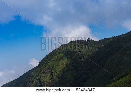 Mountain landscape, Viewpoint of Kio Mae Pan, Chiang Mai, Thailand