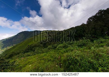 Mountain landscape, Viewpoint of Kio Mae Pan, Chiang Mai, Thailand
