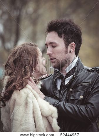 New married couple portrait