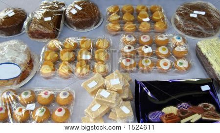 Essen in der market.cakes,biscuit, & Fudge. Konditorei