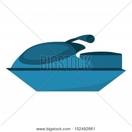 jetski vehicle isolated icon vector illustration design