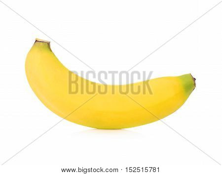 fresh bananas isolated on the white background