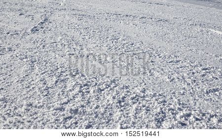Ski Slope In Ski Resort