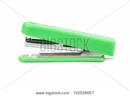 Green Stapler Isolate
