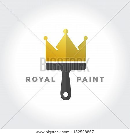 Best Paint Job. King and Royal concept vector illustration