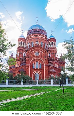 The Trinity Cathedral in the city Urzhum. Kirov region. Russia