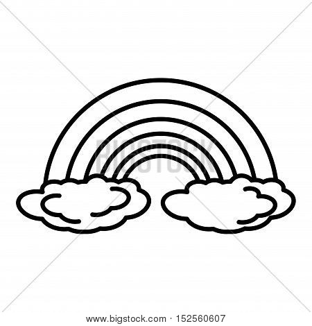 rainbown climate symbol isolated icon vector illustration design