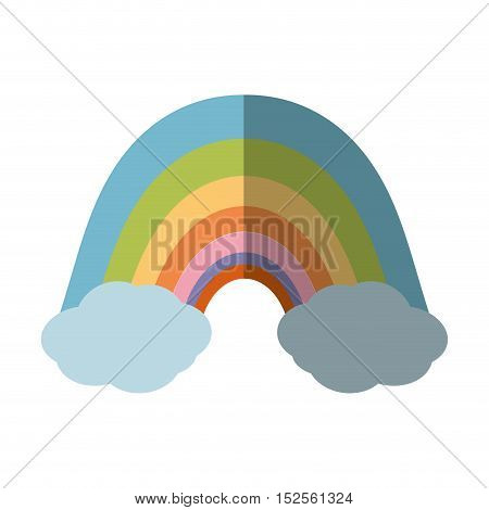 rainbown climate symbol isolated icon vector illustration design