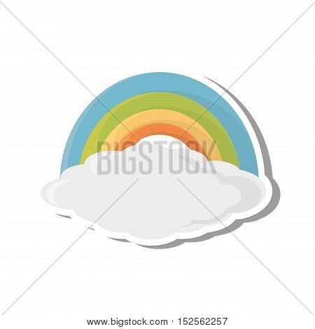 rainbown climate symbol isolated icon vector illustration design
